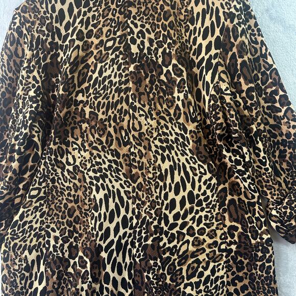 Bar III Women's Animal-Print Boyfriend Blazer - Size L - NWT - Picture 8 of 11